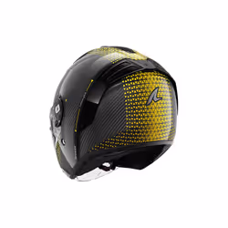 Shark RS Jet Carbon Ikonik Casco Jet, nero-oro, dimensione L per uomo