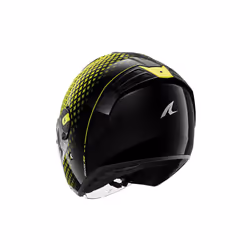 Shark RS Jet Stride Casco Jet, nero-giallo, dimensione L per uomo