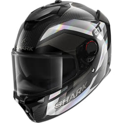 Shark Spartan GT Pro Ritmo Carbon Casco, nero-argento, dimensione 2XL per uomo