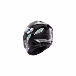 Shark Spartan GT Pro Ritmo Carbon Casco, nero-argento, dimensione 2XL per uomo