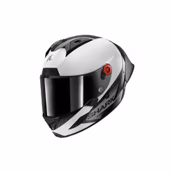 Shark Aeron GP Blank SP Casco, nero-bianco, dimensione L per uomo