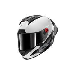 Shark Aeron GP Blank SP Casco, nero-bianco, dimensione L per uomo