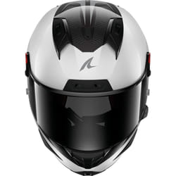 Shark Aeron GP Blank SP Casco, nero-bianco, dimensione 2XL per uomo
