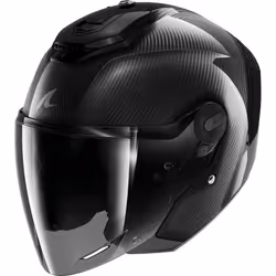Shark RS Jet Full Carbon Casco Jet, nero, dimensione M per uomo