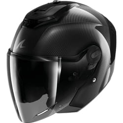 Shark RS Jet Full Carbon Casco Jet, nero, dimensione M per uomo