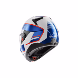 Shark Oxo Sikter Casco, bianco-rosso-blu, dimensione M per uomo