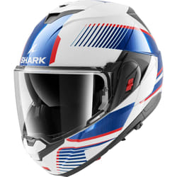 Shark Oxo Sikter Casco, bianco-rosso-blu, dimensione XL per uomo