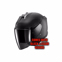Shark Skwal i3 Jet Dark Shadow Casco Jet, nero, dimensione XS per uomo