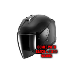 Shark Skwal i3 Jet Dark Shadow Casco Jet, nero, dimensione 2XL per uomo
