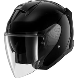 Shark Skwal Jet Blank Casco Jet, nero, dimensione M per uomo
