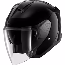 Shark Skwal Jet Blank Casco Jet, nero, dimensione XS per uomo