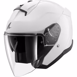 Shark Skwal Jet Blank Casco Jet, bianco, dimensione L per uomo