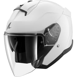 Shark Skwal Jet Blank Casco Jet, bianco, dimensione L per uomo