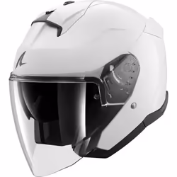 Shark Skwal Jet Blank Casco Jet, bianco, dimensione M per uomo
