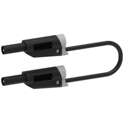 Electro PJP 2717-IEC-CD1-50N Cavo di misura Spina a banana 4 mm Spina a banana 4 mm 50 cm Nero 1 pz.