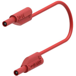 Electro Pjp - 240-IEC-CD1-100R Cavo di misura Spina a banana 2 mm Spina a banana 2 mm 1.00 m Rosso 1 pz.