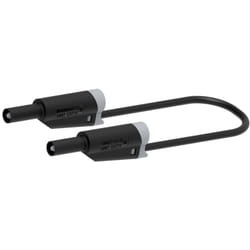 Electro PJP 2710-IEC-CD1-50N Cavo di misura Spina a banana 4 mm Spina a banana 4 mm 50 cm Nero 1 pz.