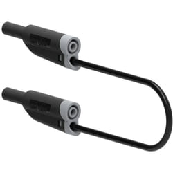 Electro Pjp - 2710-IEC-CD1-25N Cavo di misura Spina a banana 4 mm Spina a banana 4 mm 25 cm Nero 1 pz.