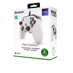 NACON Pro Compact Controller Bianco USB Gamepad Xbox One, Xbox Series S, Xbox Series X - Vista aggiuntiva 5