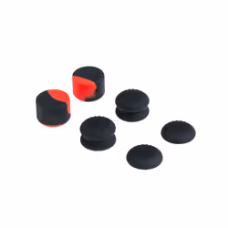 NACON PS5THUMBGRIP, PlayStation 5, Gommini antiscivolo, Nero, Rosso, Silicone