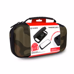 Bigben Interactive SWITCHPOUCHCAMO custodia per console portatile Custodia a sacchetto Nintendo Mimetico, Verde - Vista aggiuntiva 2
