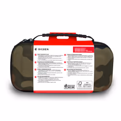 Bigben Interactive SWITCHPOUCHCAMO custodia per console portatile Custodia a sacchetto Nintendo Mimetico, Verde - Vista aggiuntiva 6