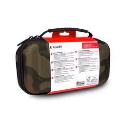 Bigben Interactive SWITCHPOUCHCAMO custodia per console portatile Custodia a sacchetto Nintendo Mimetico, Verde - Vista aggiuntiva 7