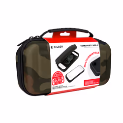 Bigben Interactive SWITCHPOUCHCAMO custodia per console portatile Custodia a sacchetto Nintendo Mimetico, Verde - Vista aggiuntiva 8