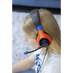 Bigben Interactive Wired Stereo Gaming Headset V1 Auricolare Cablato A Padiglione Nero, Blu, Rosso - Vista aggiuntiva 8