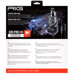 NACON RIG 300 PRO HN Auricolare Cablato A Padiglione Gaming Nero - Vista aggiuntiva 6