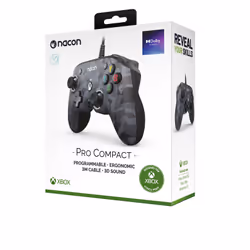 NACON Camo Pro Compact Controller Nero, Grigio USB Gamepad Analogico/Digitale PC, Xbox One, Xbox One S, Xbox One X, Xbox Series S, Xbox Series X - Vista aggiuntiva 5