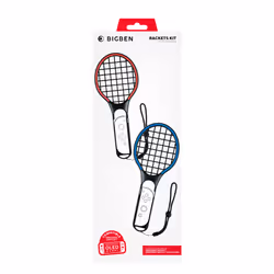 Bigben Interactive Joy-Con Tennis Rackets Kit Nero, Blu, Rosso Speciale Nintendo Switch - Vista aggiuntiva 4