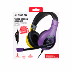 Bigben Interactive V1 P+Y Auricolare Cablato A Padiglione Gaming Viola - Vista aggiuntiva 6