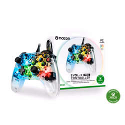 NACON EVOL-X Pro Light Trasparente USB Gamepad PC, Xbox One, Xbox Series S, Xbox Series X - Vista aggiuntiva 4
