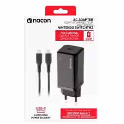 NACON SWITCHNEWADAPT60 Caricabatterie per dispositivi mobili Smartphone, Telefono cellulare Nero AC Ricarica rapida Interno - Vista aggiuntiva 4