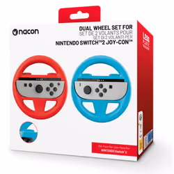 NACON NA028249, Volante, Nintendo Switch 2, Rosso, Scatola da appendere