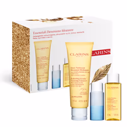 Clarins Essenziali Detersione Delicata 200ml + 30ml + 50ml, Donna, Tipi diversi di pelle, Pelle grassa, Detergente, 50 ml, La ...