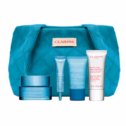 Clarins Blue Bag Hydra Ritual., Donna, Pelle secca, Pelle normale, Idratante, 30 ml, 15 ml, 50 ml
