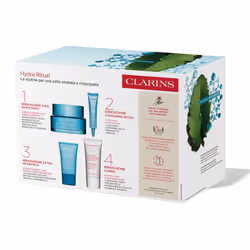 Clarins Blue Bag Hydra Ritual.