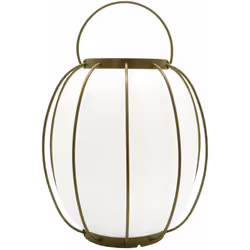 LAMPADA DA TAVOLO A LED: TULUM è una lampada a LED a batteria di colore bianco caldo/bianco freddo con intensità variabile. G ...