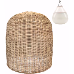 SOSPENSIONE RATTLE: la sospensione GIACOMO NOMAD è realizzata in rattan naturale. Il rattan è una fibra proveniente da un tip ...