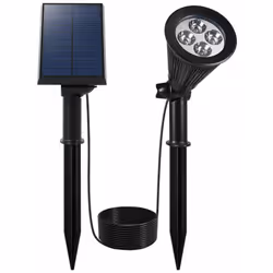 FARO SOLARE A LED: Spiky Away W34 è un faretto solare a LED bianco freddo con un'autonomia fino a 12 ore. Darà un tocco di st ...