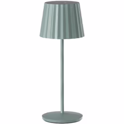 LAMPADE DA TAVOLO LED: ABBY OLIVE è una lampada da tavolo LED senza fili con base LED bianco caldo a intensità variabile. Que ...