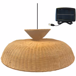 SOSPENSIONE SOLARE LED: DARMA SOLAR è una sospensione solare LED con luce bianca calda. Aggiungerà alla tua decorazione una n ...