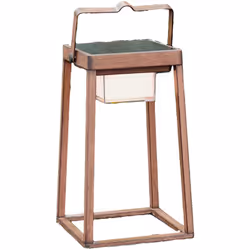 LANTERNA SOLARE LED: VERONA è una lanterna solare molto elegante che si distingue grazie alla sua finitura effetto legno e al ...