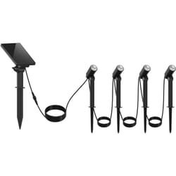 Set di 4 faretti solari led H27cm roundy