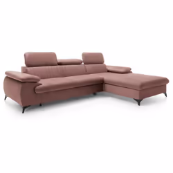 Stai cercando un divano accogliente e moderno? Opta per il divano letto SAMARA! Con il suo rivestimento in velluto e i poggia ...