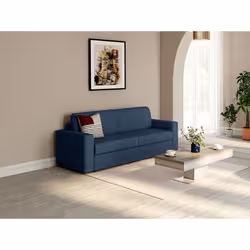 Vente-unique COGLIO Divano letto 3 seduta(e) Blu - Vista aggiuntiva 2