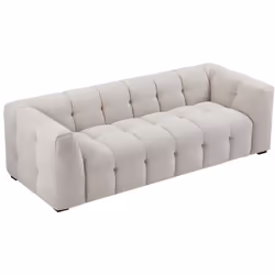 Sei pronto a goderti un divano tanto elegante quanto comodo? Il divano DILOME in stile art déco è un vero gioiello per il tuo ...