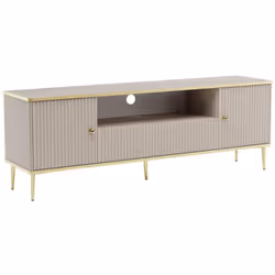 Caratteristiche Colore: Beige, Oro Materiale: MDF, Truciolato Materiale (Base): Acciaio Finitura: Opaco, Melaminico 2 n porte ...
